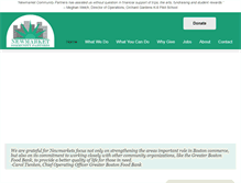 Tablet Screenshot of newmarketcommunitypartners.org
